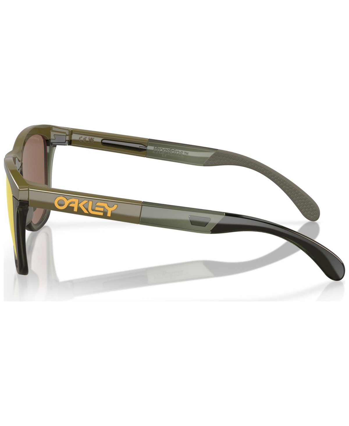 Shop Oakley Men's Frogskins Range Polarized Sunglasses, Mirror Oo9284 In Dark Brush