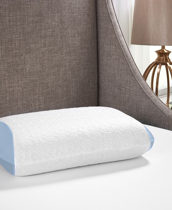 BodiPEDIC Supreme Cool Aerofusion Memory Foam Bed Pillow, Jumbo - Macy's
