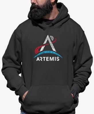 Men's NASA Artemis Logo Word Art Hooded Sweatshirt