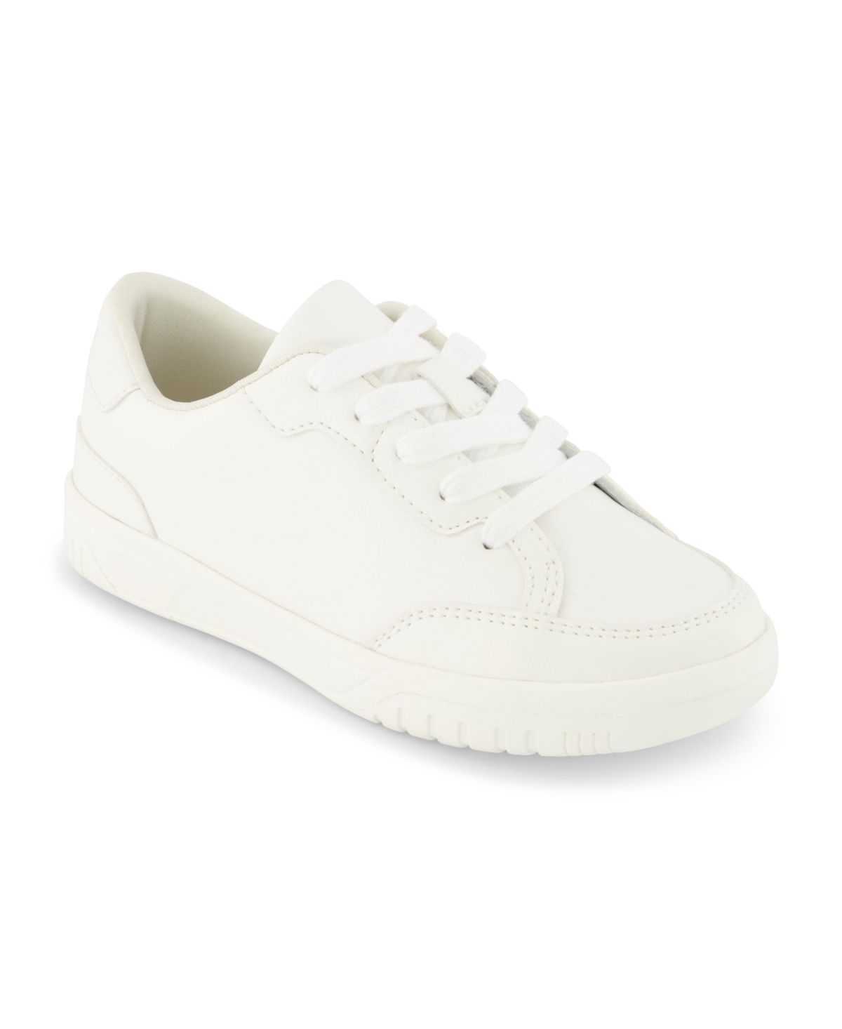 Kenneth Cole New York Kids' Big Boys Braxton Lowtop Court Shoe In White