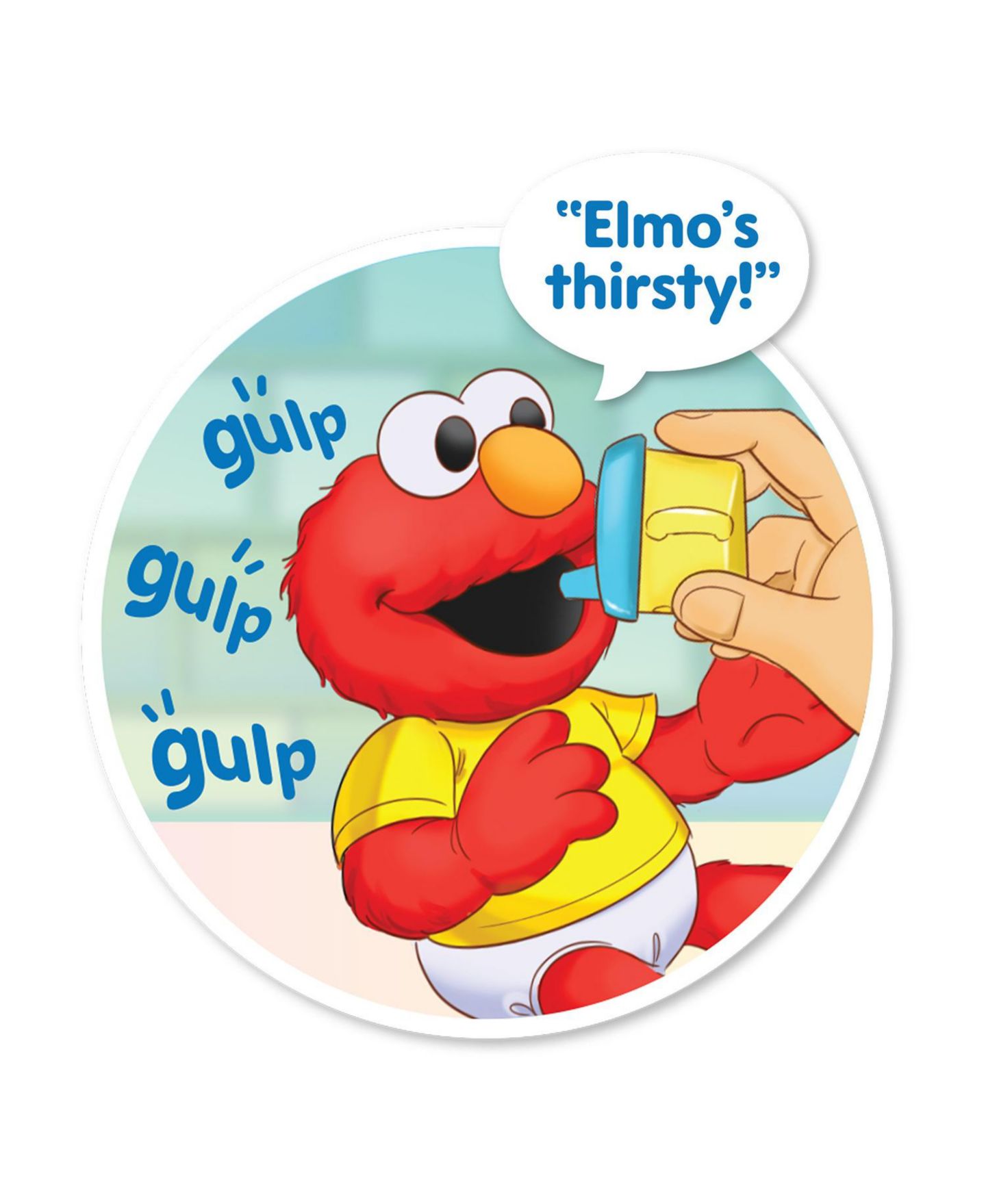 Детская мягкая игрушка Sesame Street Potty Time Elmo 12" Plush Stuffed Animal, Sounds and Phrases, Potty Training Tool — фото 4