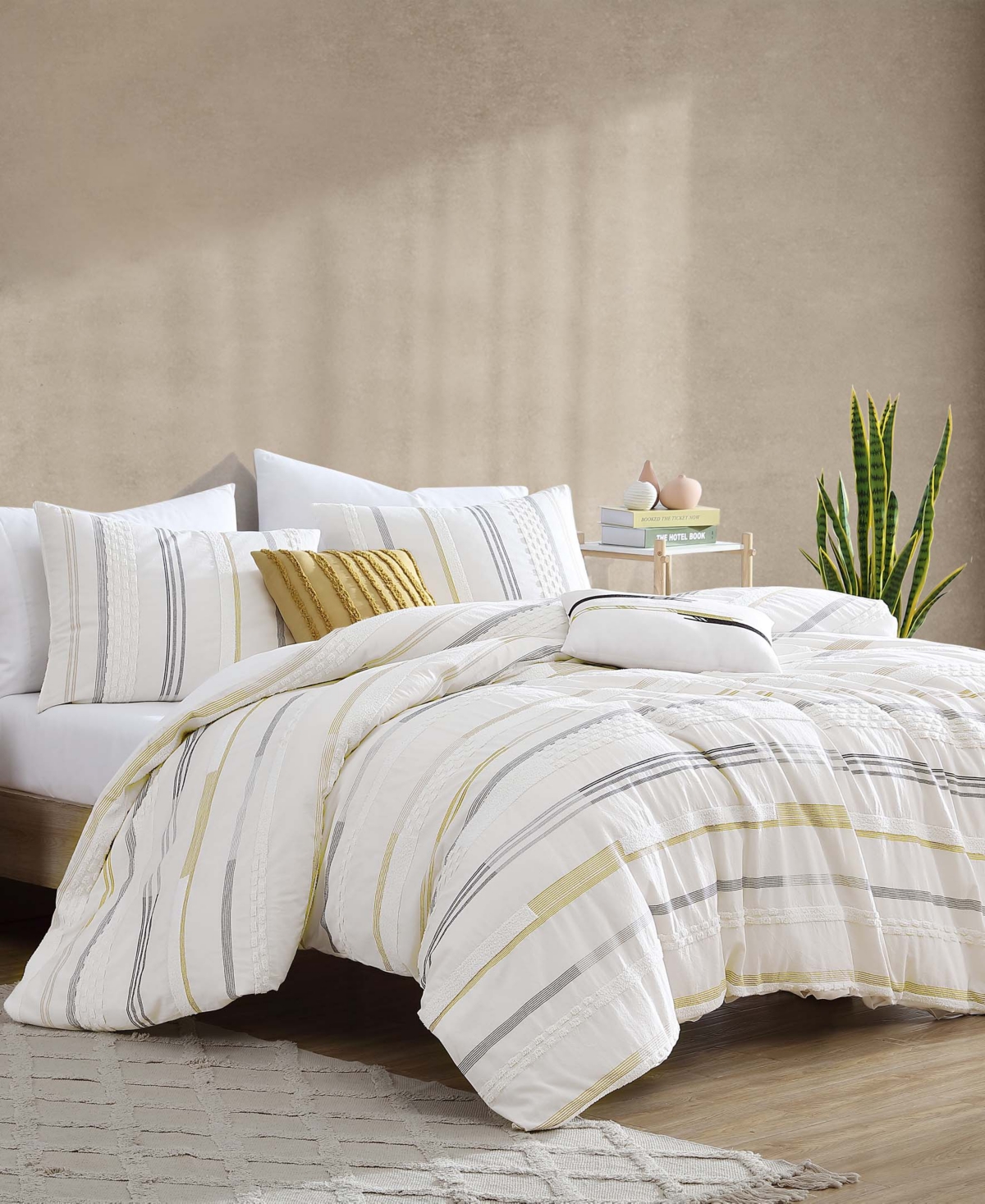 Shop Riverbrook Home Whitten 6-pc. Comforter With Removable Cover Set, King In Ivory,gold,gray