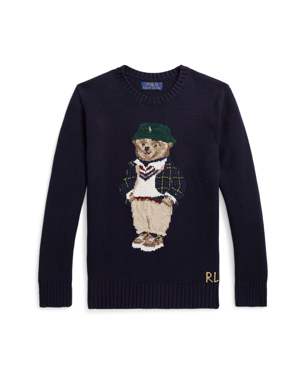 Polo Ralph Lauren Kids Little And Toddler Boys Polo Bear Crewneck