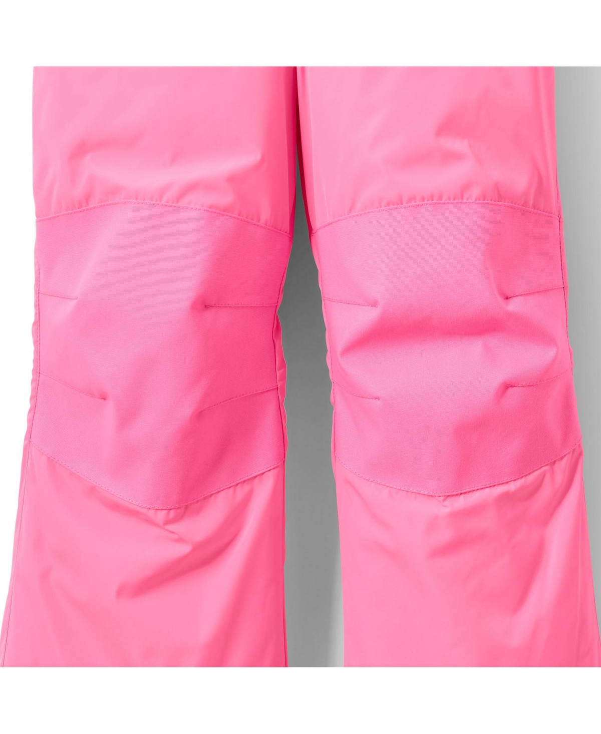 Lands' End Boys Iron Knee Insulated Winter Snow Bibs - Highlighter pink-neon