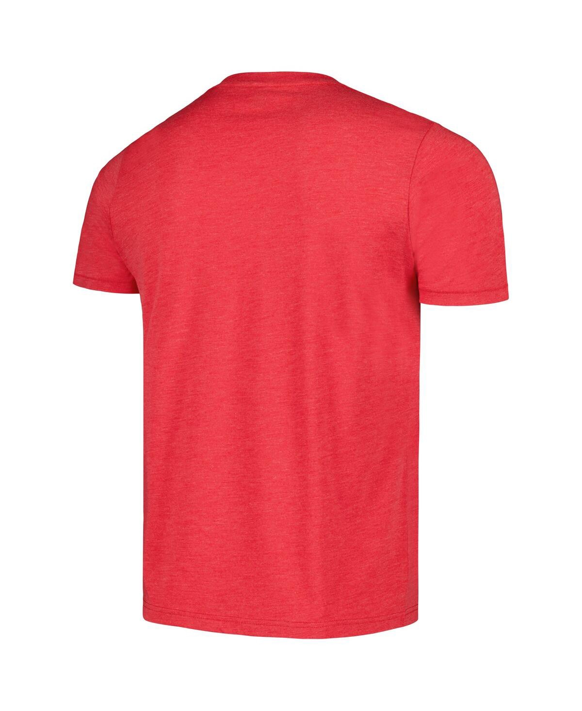 Shop Homage Men's And Women's  Red Beavis And Butt-head Tri-blend T-shirt