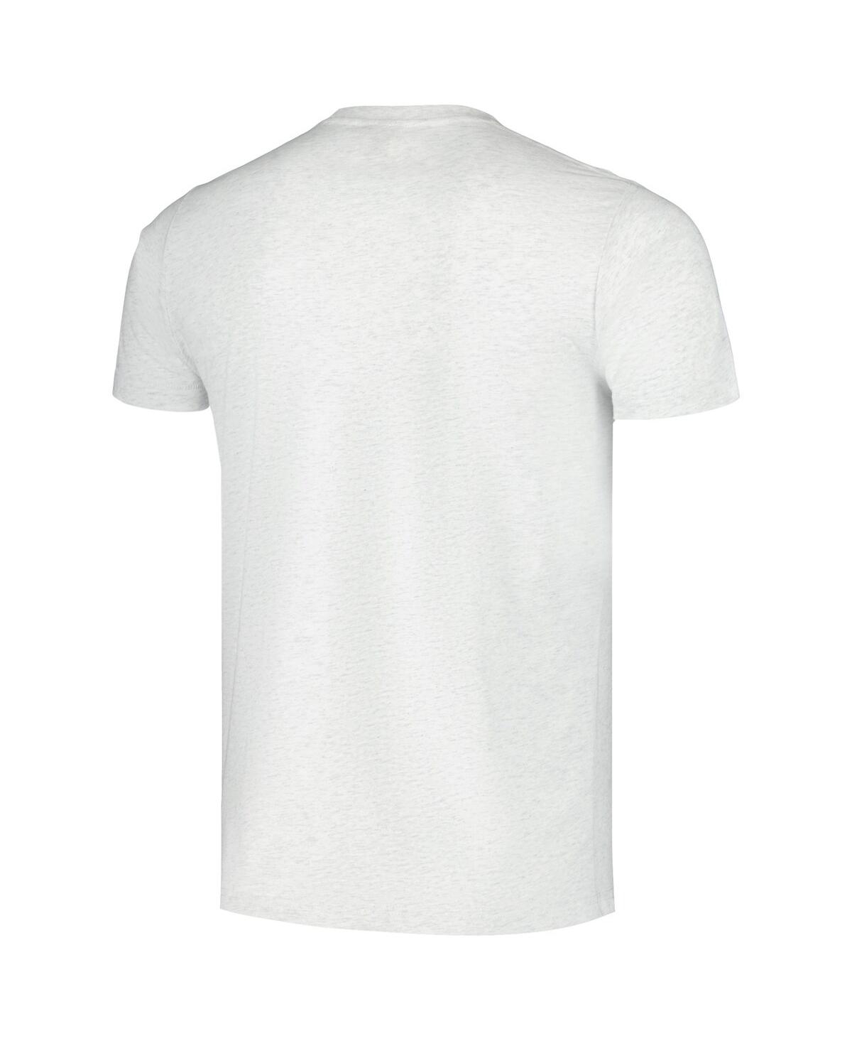 Shop Homage Men's  Ash Superman Tri-blend T-shirt