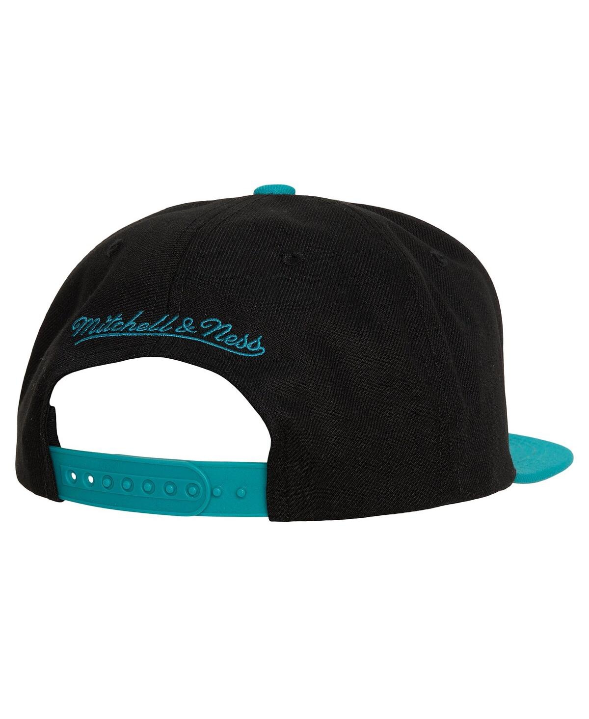 Mitchell & Ness Men's  Black San Jose Sharks Core Team Ground 2.0 Snapback Hat In Black