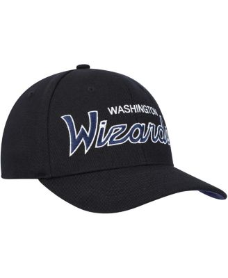 Men's Black Washington Wizards MVP Team Script 2.0 Stretch Snapback Hat