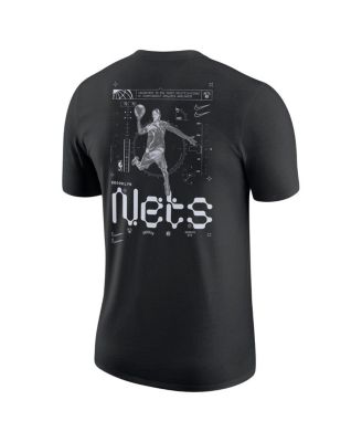 Men's Black Brooklyn Nets Courtside Air Traffic Control Max90 T-shirt