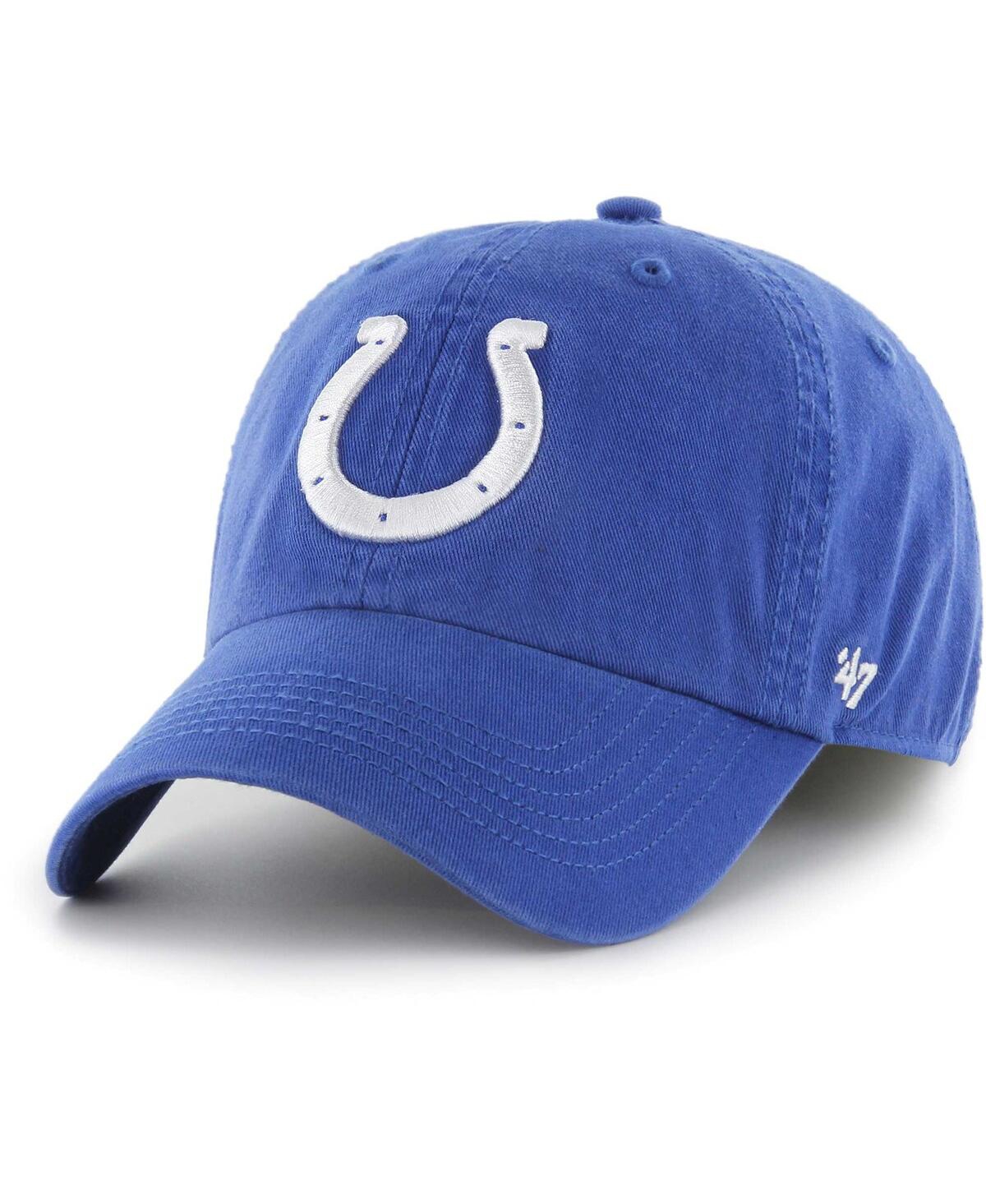 47 Brand Men's ' Royal Indianapolis Colts Franchise Logo Fitted Hat