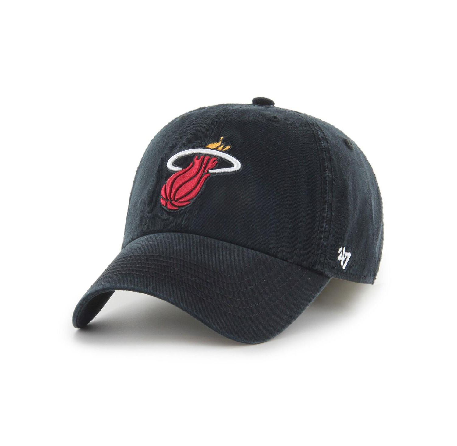 Men's Black Miami Heat Classic Franchise Flex Hat