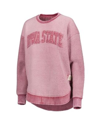 Women's Cardinal Iowa State Cyclones Ponchoville Pullover Sweatshirt