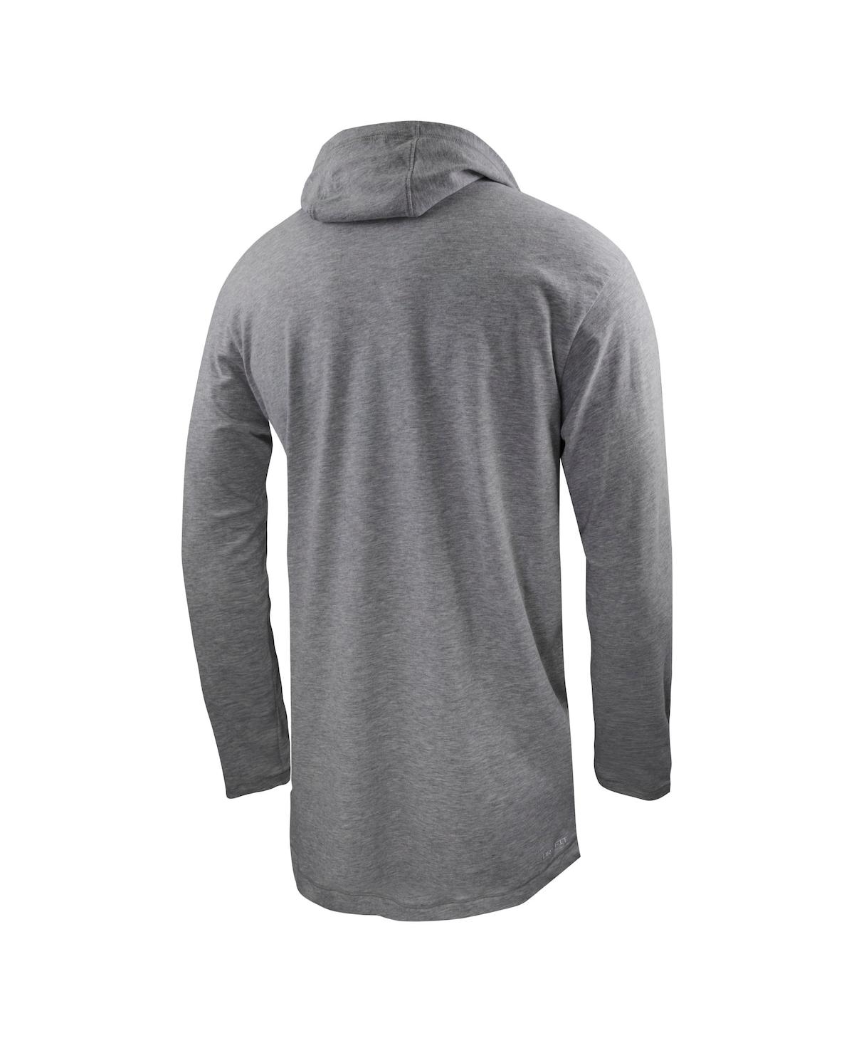 Men's NikeAir Force Falcons Rivalry Pullover Long Sleeve Hoodie T-shirt - Heather Gray