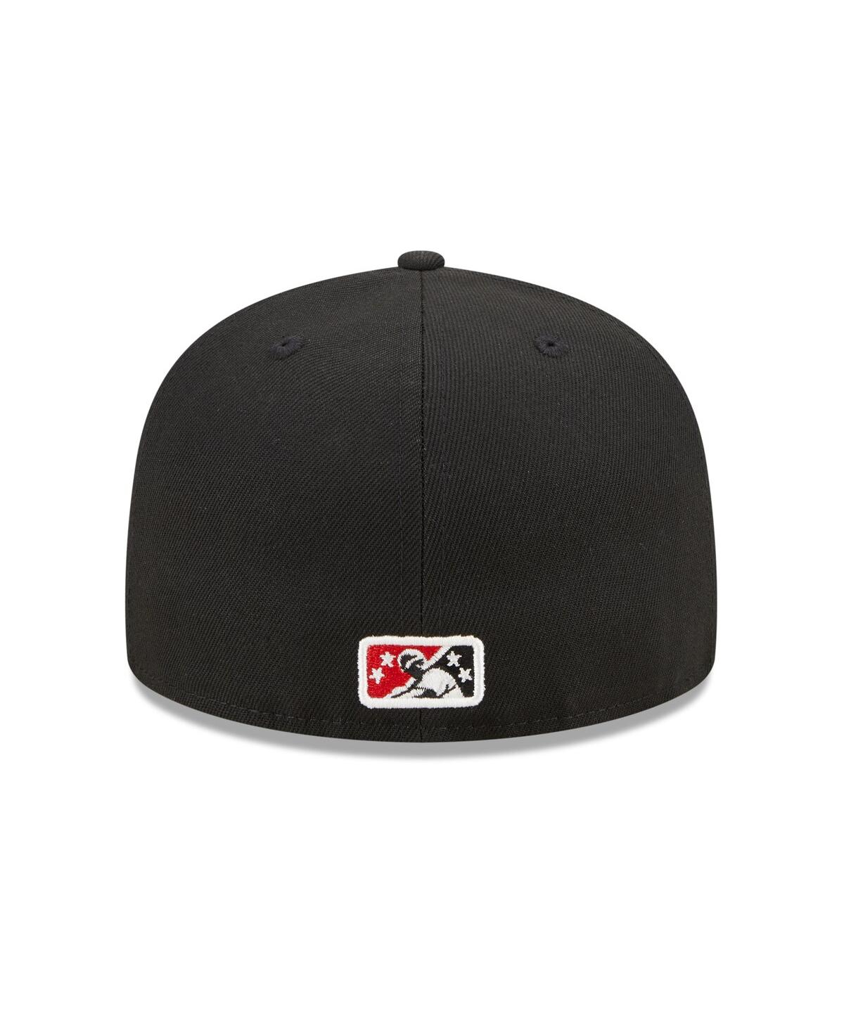 Men's New EraRochester Red Wings Marvel x Minor League 59FIFTY Fitted Hat - Black