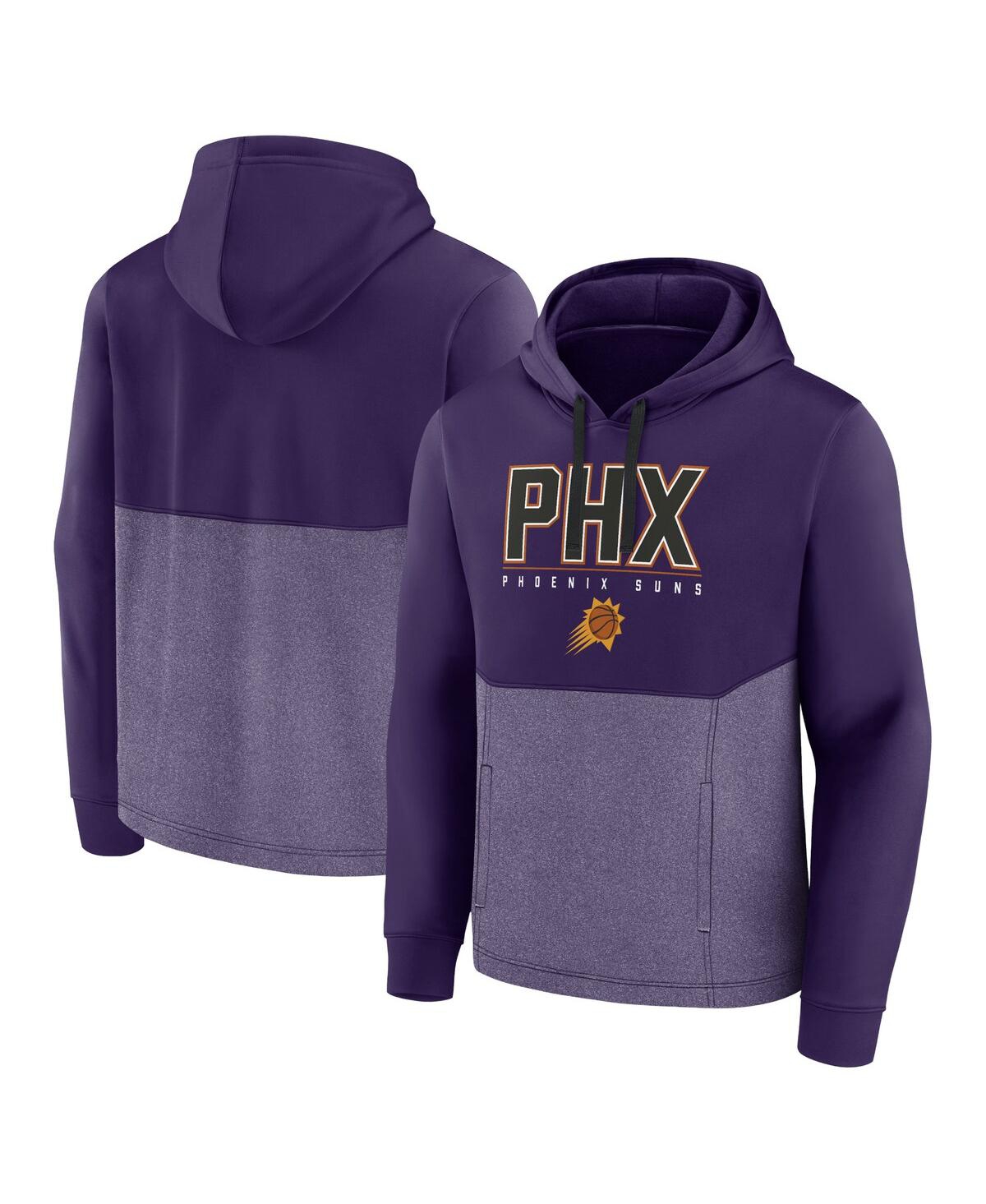 Fanatics Men's  Purple Phoenix Suns Successful Tri-blend Pullover Hoodie In Purple