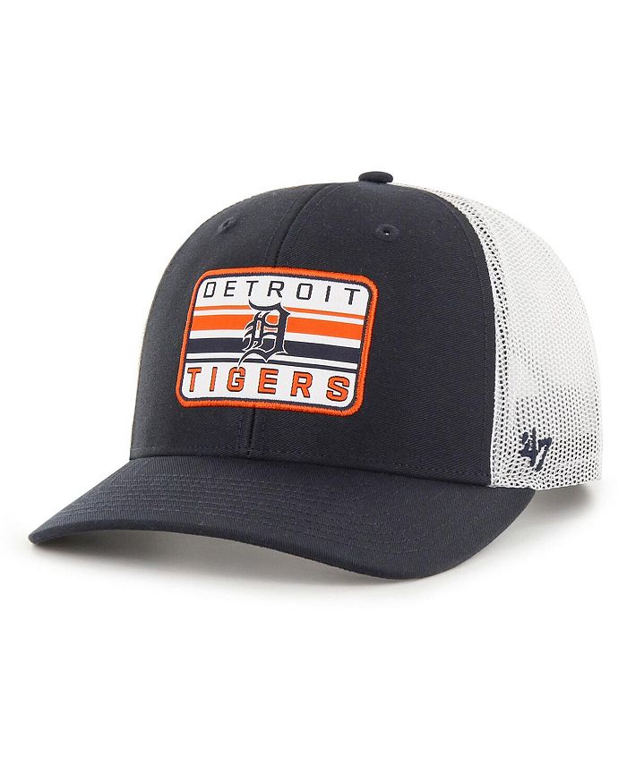 47 Brand Navy Detroit Tigers Drifter Trucker Adjustable Hat in Blue for Men