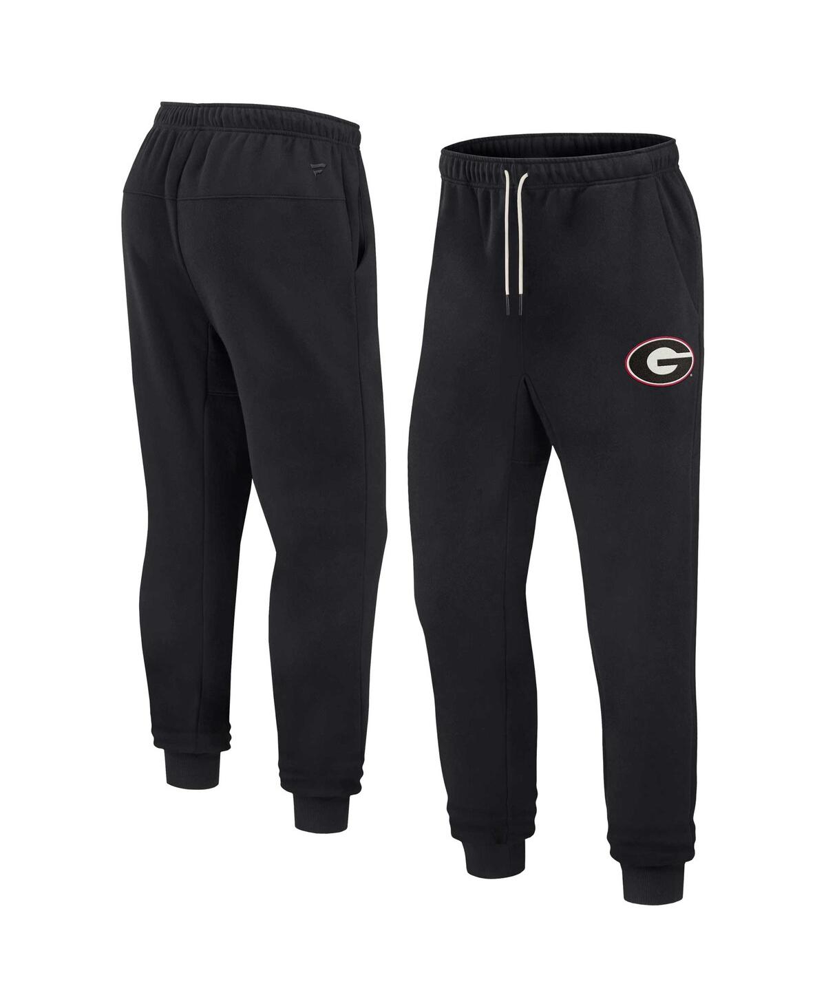 Fanatics Signature Men's And Women's  Black Las Vegas Raiders Super Soft Fleece Jogger In Black