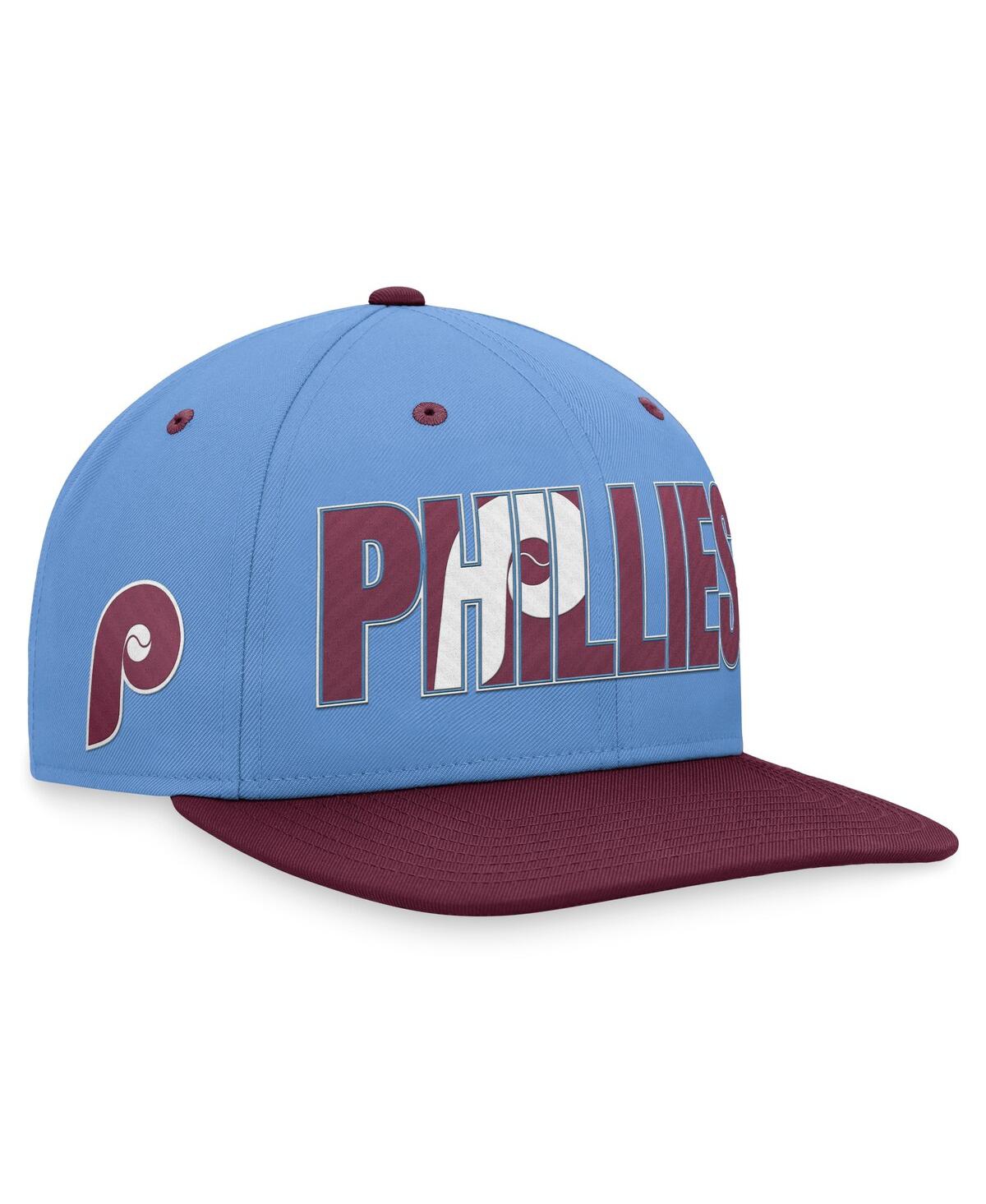 Nike Men's  Light Blue Philadelphia Phillies Cooperstown Collection Pro Snapback Hat