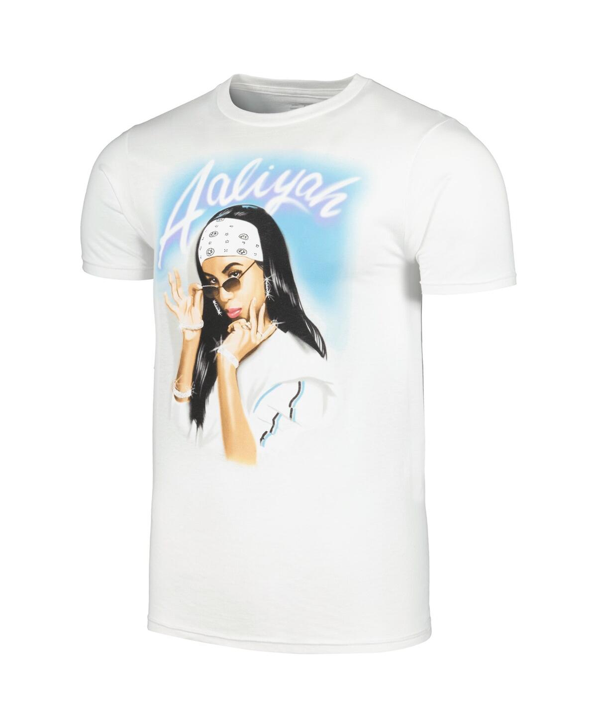 Shop Ripple Junction Men's White Aaliyah Graphic T-shirt