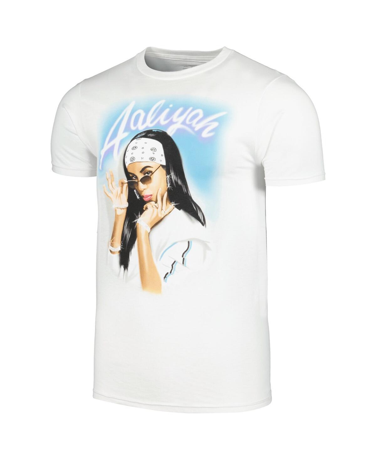 RIPPLE JUNCTION MEN'S WHITE AALIYAH GRAPHIC T-SHIRT 