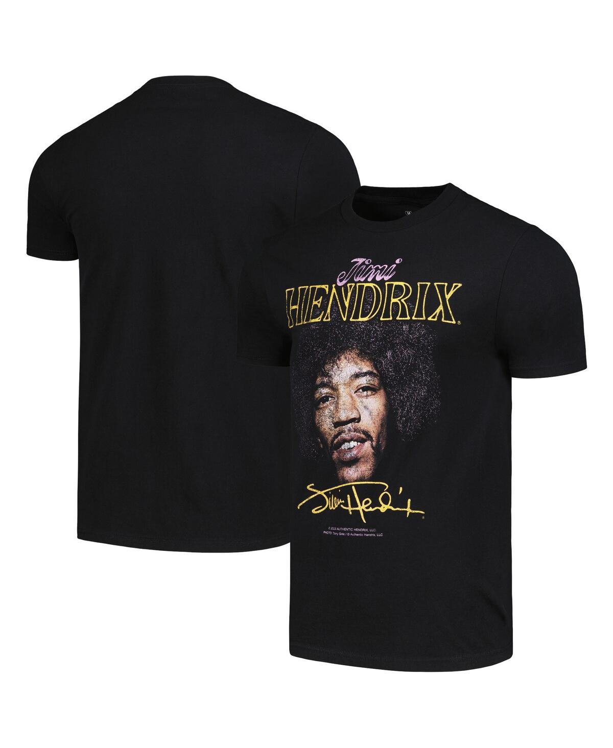Men's Black Jimi Hendrix Graphic T-shirt - Black