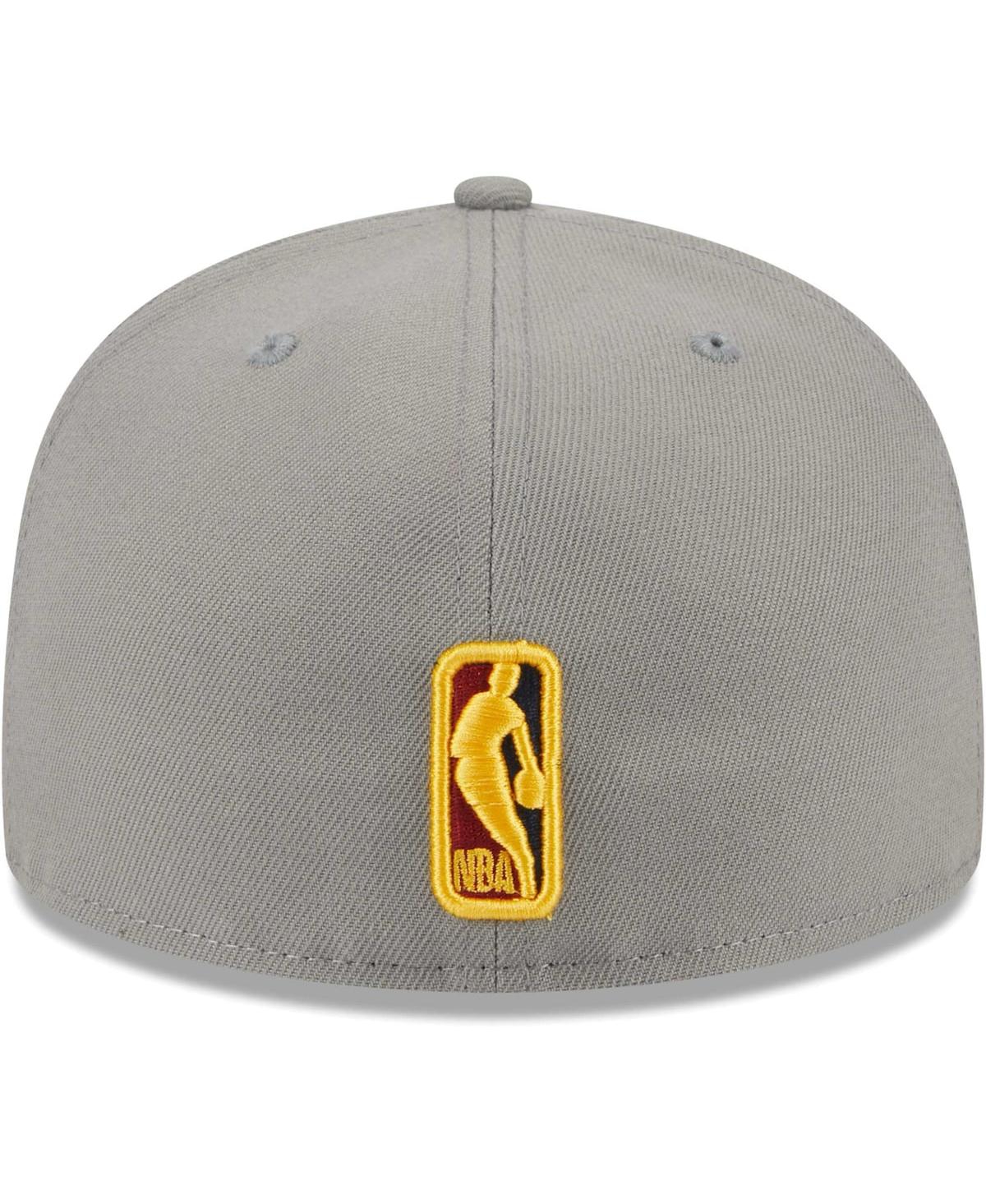 Shop New Era Men's  Gray Golden State Warriors Color Pack 59fifty Fitted Hat