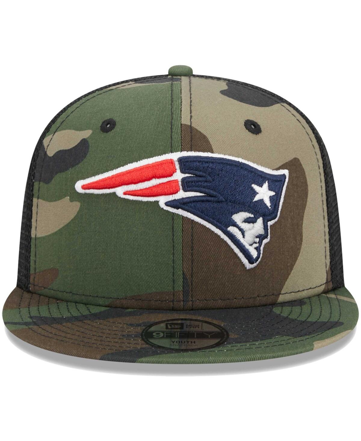 Shop New Era Big Boys And Girls  Camo New England Patriots Main Trucker 9fifty Snapback Hat