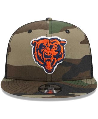 Big Boys and Girls Camo Chicago Bears Alternate Logo Main Trucker 9FIFTY Snapback Hat
