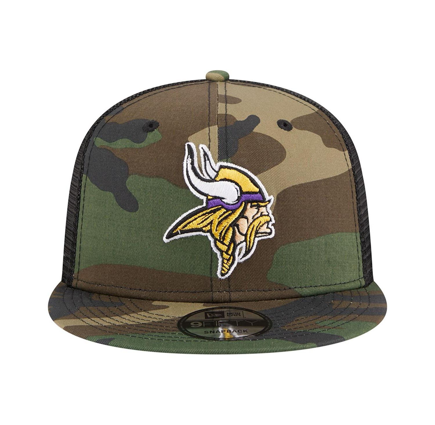 Men's Camo Minnesota Vikings Main Trucker 9FIFTY Snapback Hat