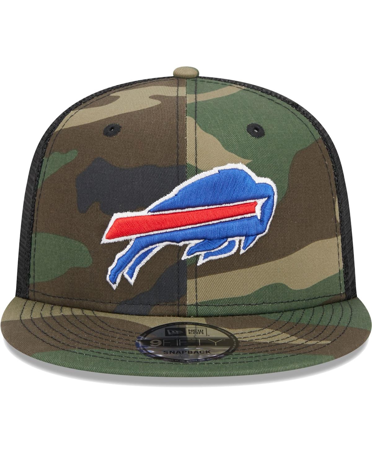 New Era Men's  Camo Buffalo Bills Main Trucker 9fifty Snapback Hat In Camo