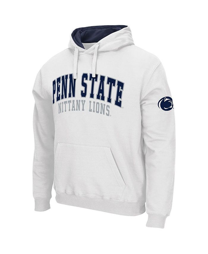 Colosseum Men's White Penn State Nittany Lions Double Arch Pullover ...