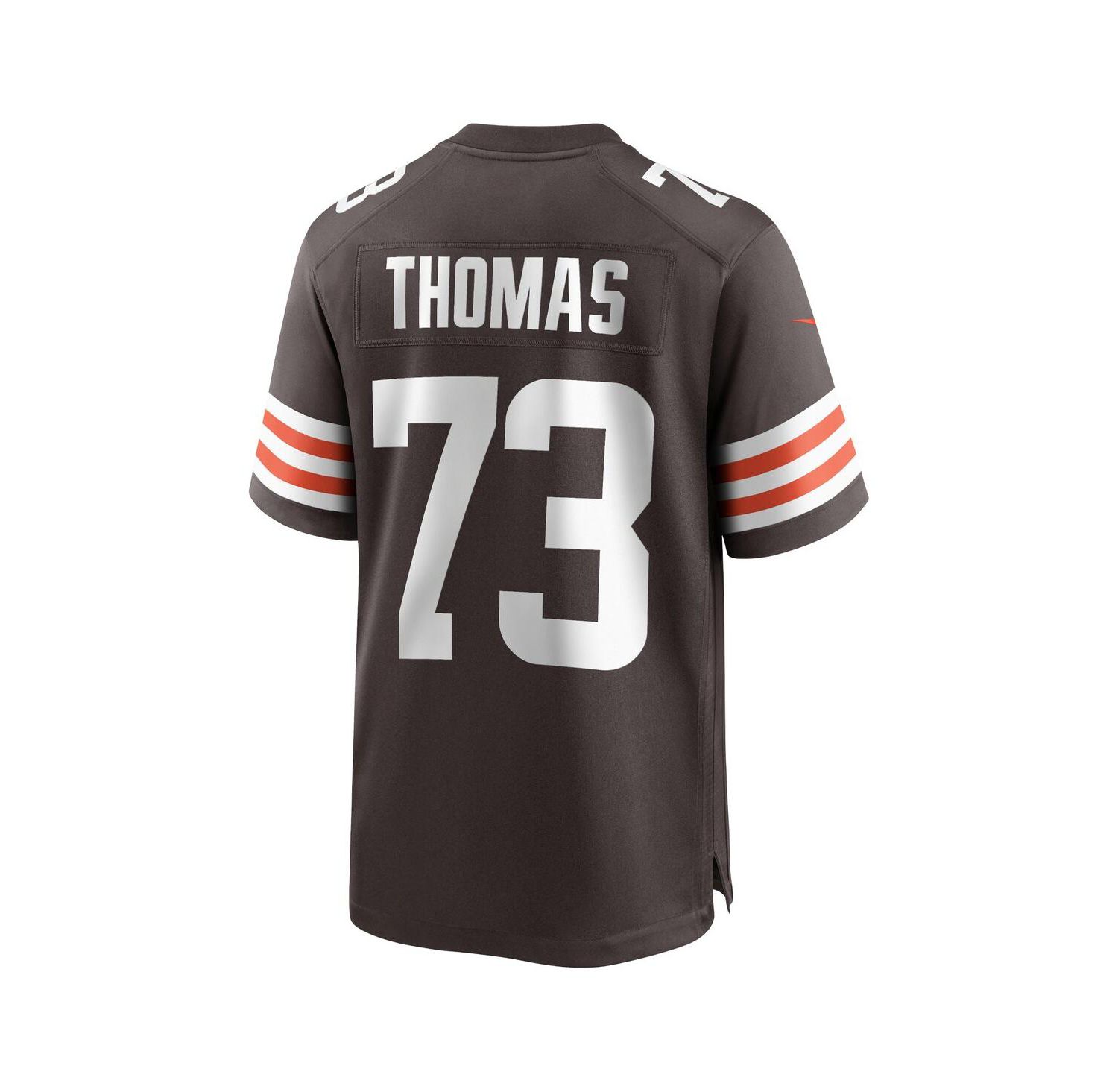 Men's Joe Thomas Brown Cleveland Browns Retired Player Game Jersey