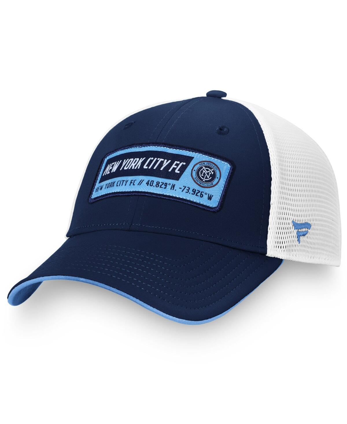 Fanatics Men's  Navy New York City Fc Defender Adjustable Hat