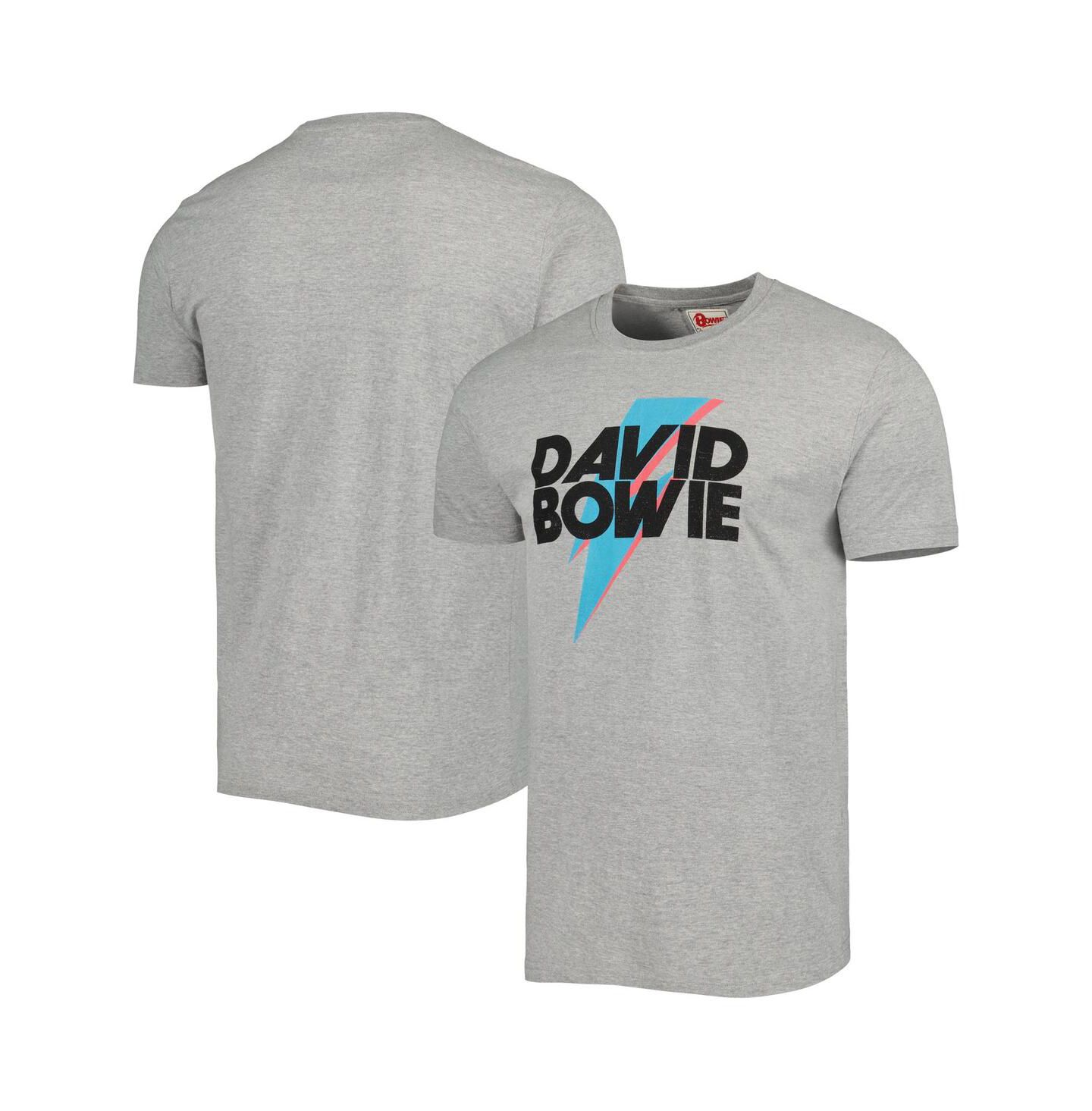Футболка American Needle Heather Gray David Bowie Brass Tacks — фото 1