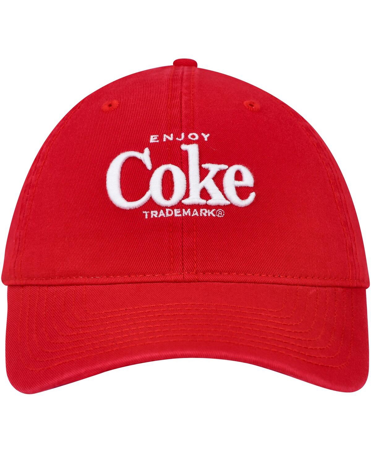 AMERICAN NEEDLE MEN'S AMERICAN NEEDLE RED COCA-COLA BALLPARK ADJUSTABLE HAT 