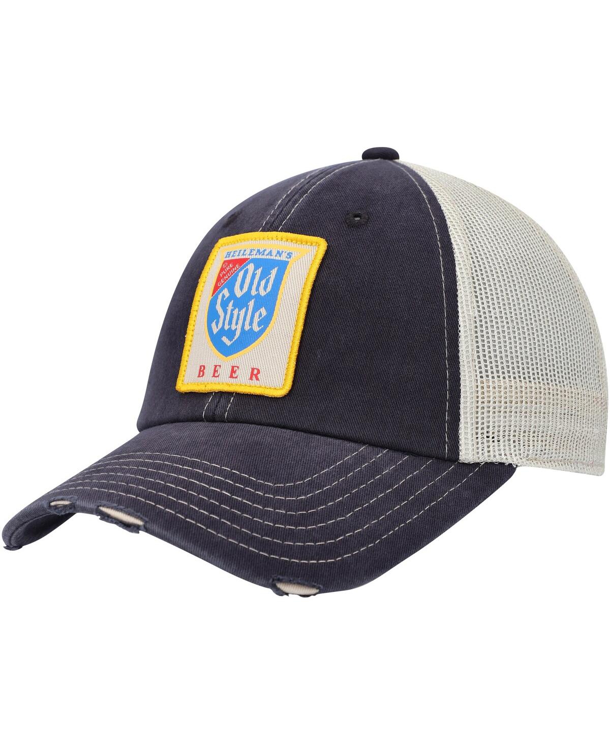 American Needle Men's  Navy, Cream Old Style Orville Snapback Hat In Navy,cream