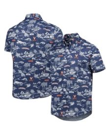 Men's Reyn Spooner Navy Atlanta Braves Aloha Button-Down Shirt