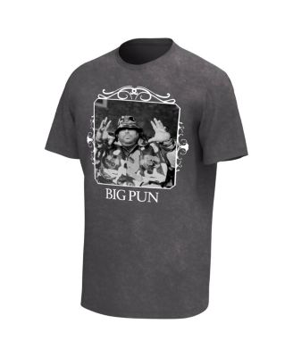Men's Charcoal Big Pun Frame Washed Graphic T-shirt