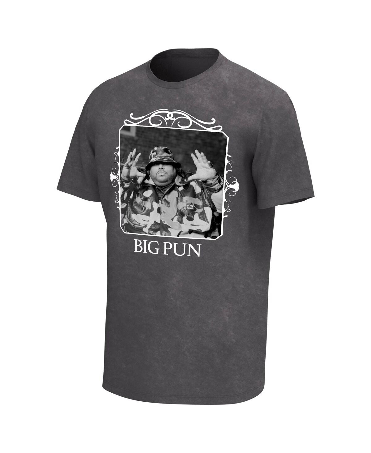 Philcos Men's Charcoal Big Pun Frame Washed Graphic T-shirt In Charcoal