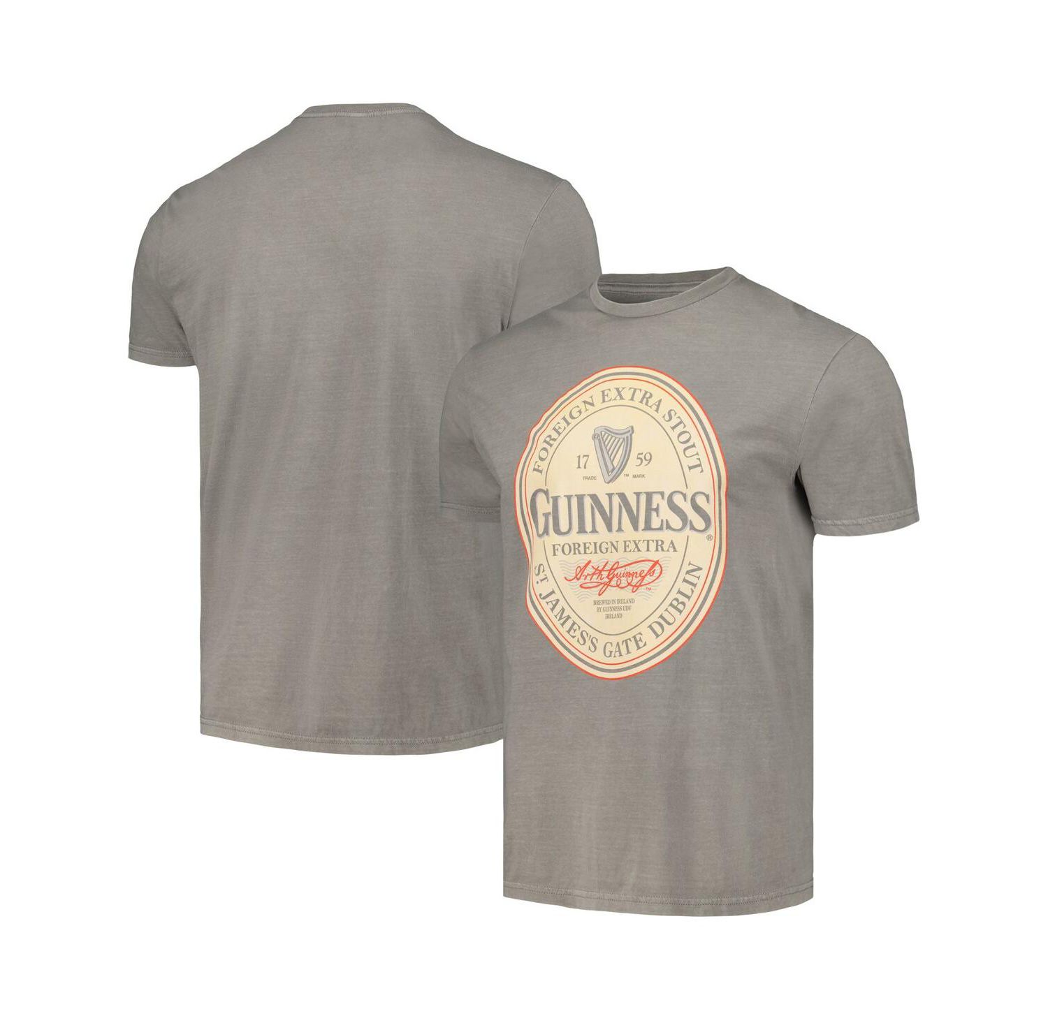 Men's Charcoal Guinness Washed Graphic T-shirt