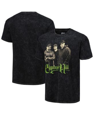 Men's Black 50th Anniversary of Hip Hop Cypress Hill Washed Graphic T-shirt
