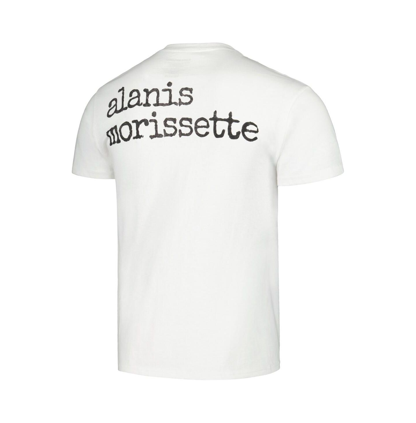 Мужская футболка Manhead Merch White Alanis Morissette Jagged Little Pill — фото 4
