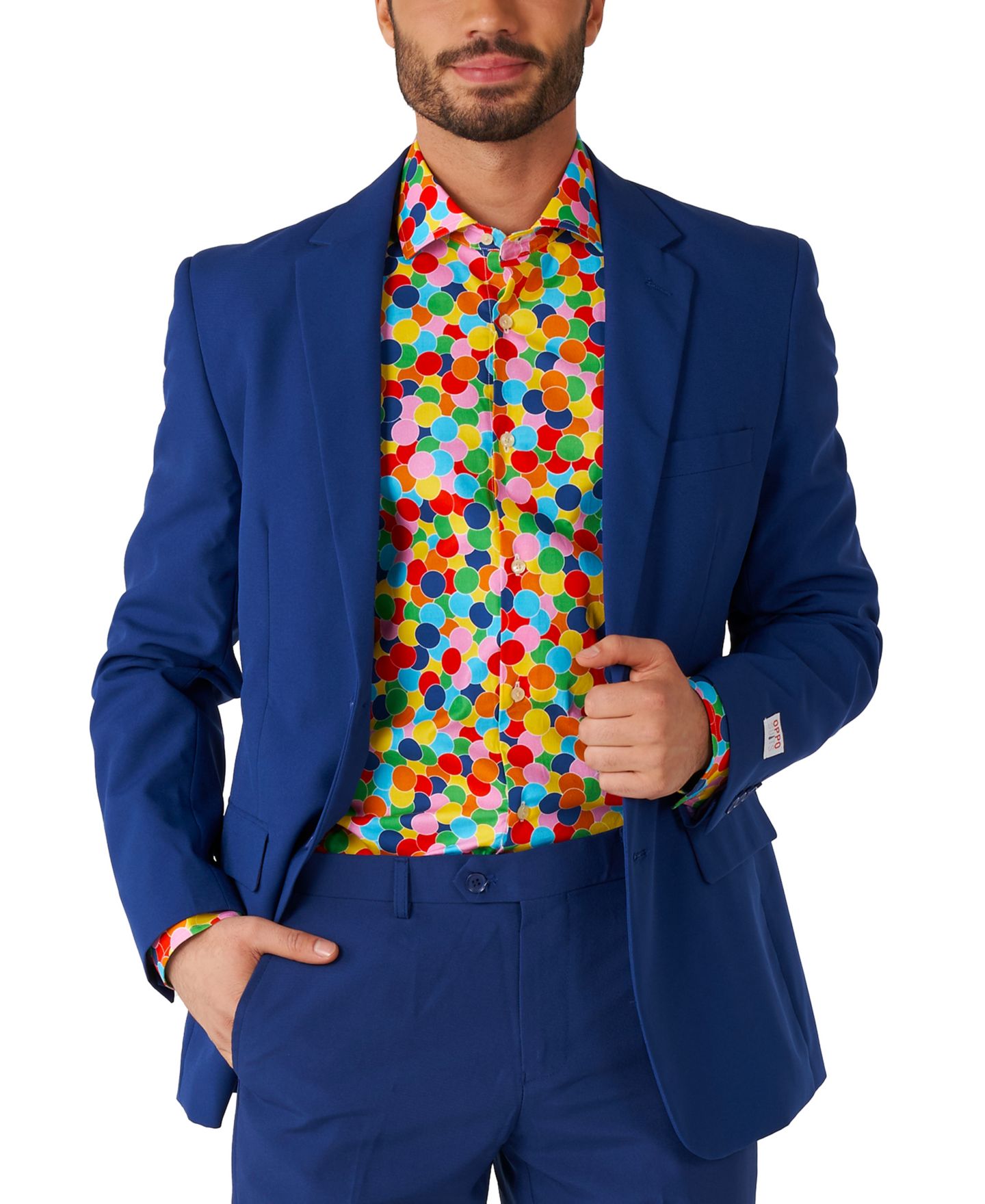 Мужская рубашка OppoSuits Big & Tall Shirt LS Confetteroni, цвет: Miscellaneous — фото 2