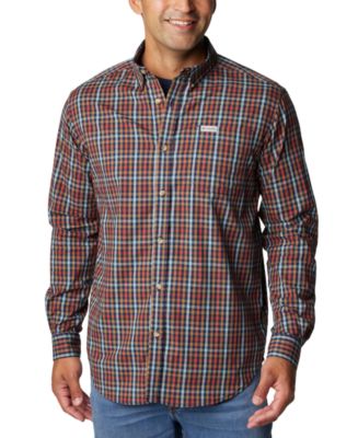 Camicia Maniche Lunghe Uomo Columbia Rapid Rivers II: Misto Cotone Elastico, Vestibilità Regolare, Tasca Sul Petto - 2
