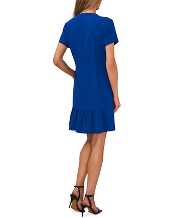 Cece bow neck shop short sleeve dress