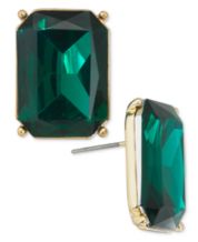 Macy's green earrings discount