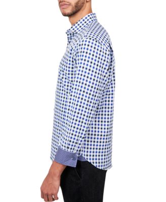 MICHELSONS OF LONDON Мужская рубашка в клетку из саржи Michelsons of London 19690₽