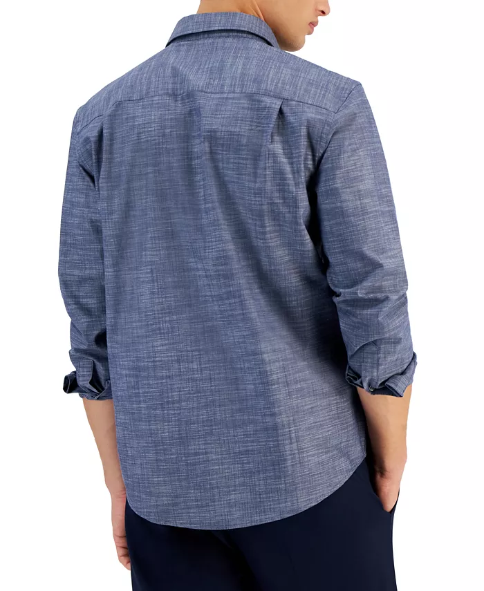 Men's Regular-Fit Solid Shirt - thumbnail 9