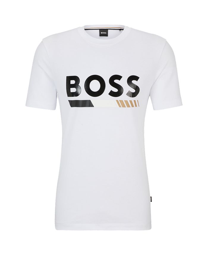 Hugo Boss Men's Logo Artwork T-shirt - Macy's