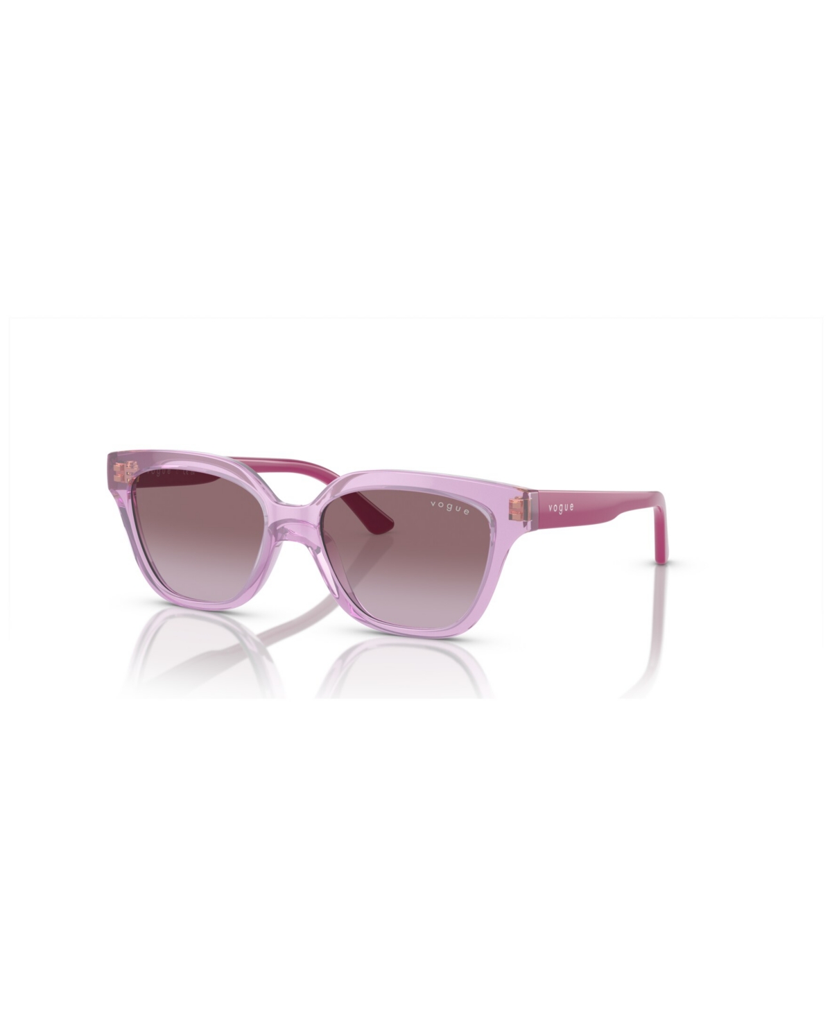 Vogue Jr Eyewear Kids Sunglasses, Gradient Vj2021 (ages 7-10) In Transparent Pink
